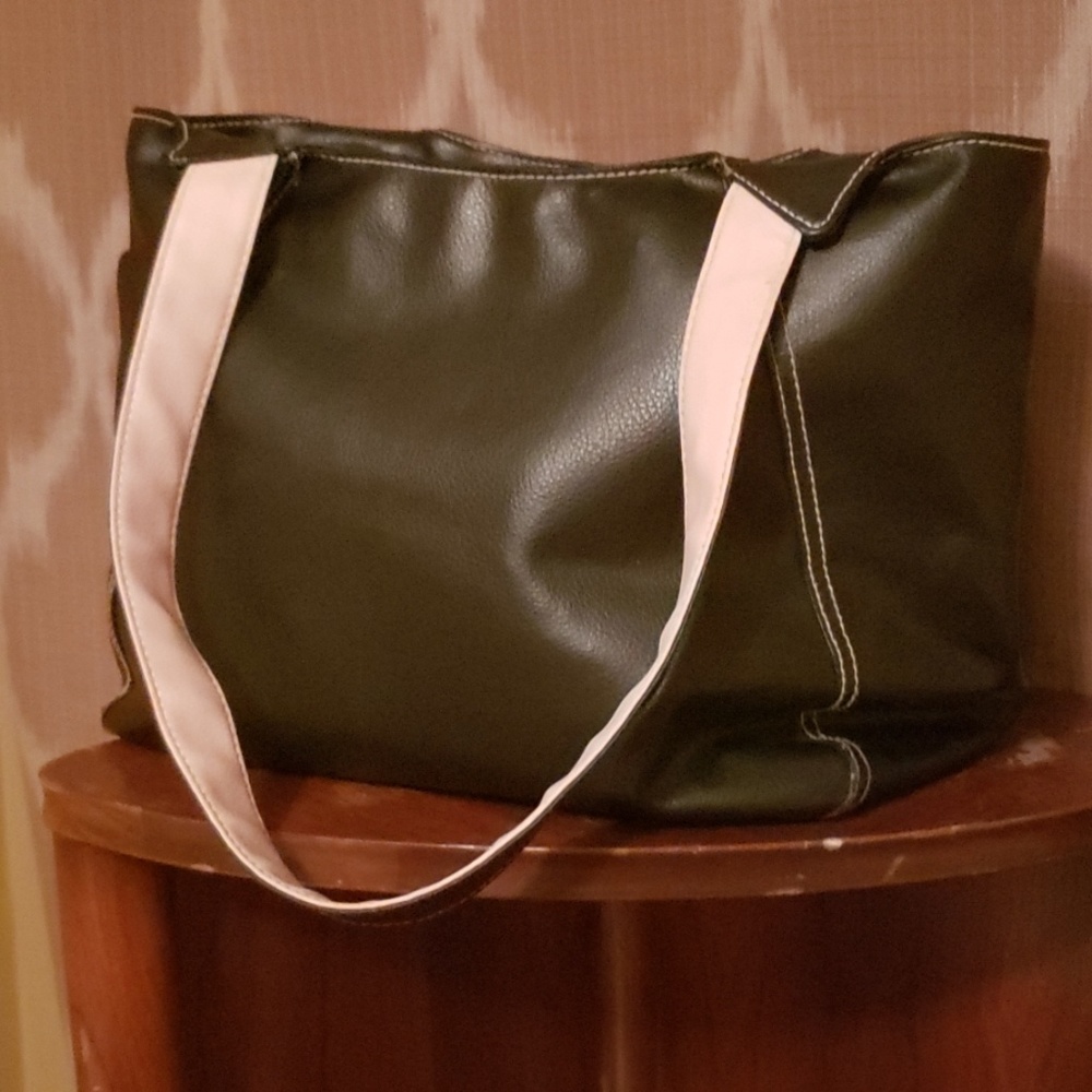 Black and pink purse